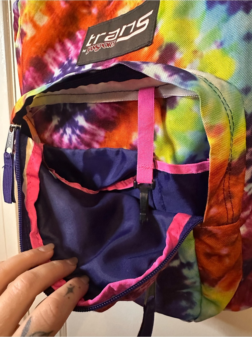Trans by JanSport Tie-Dye Backpack - Multicolor - Picture 3 of 5